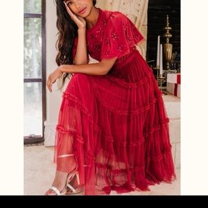 Ivy City Co. Red Maxi Dress